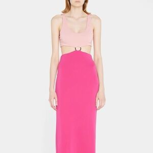 Alice + Olivia O-Ring Cutout Maxi Dress